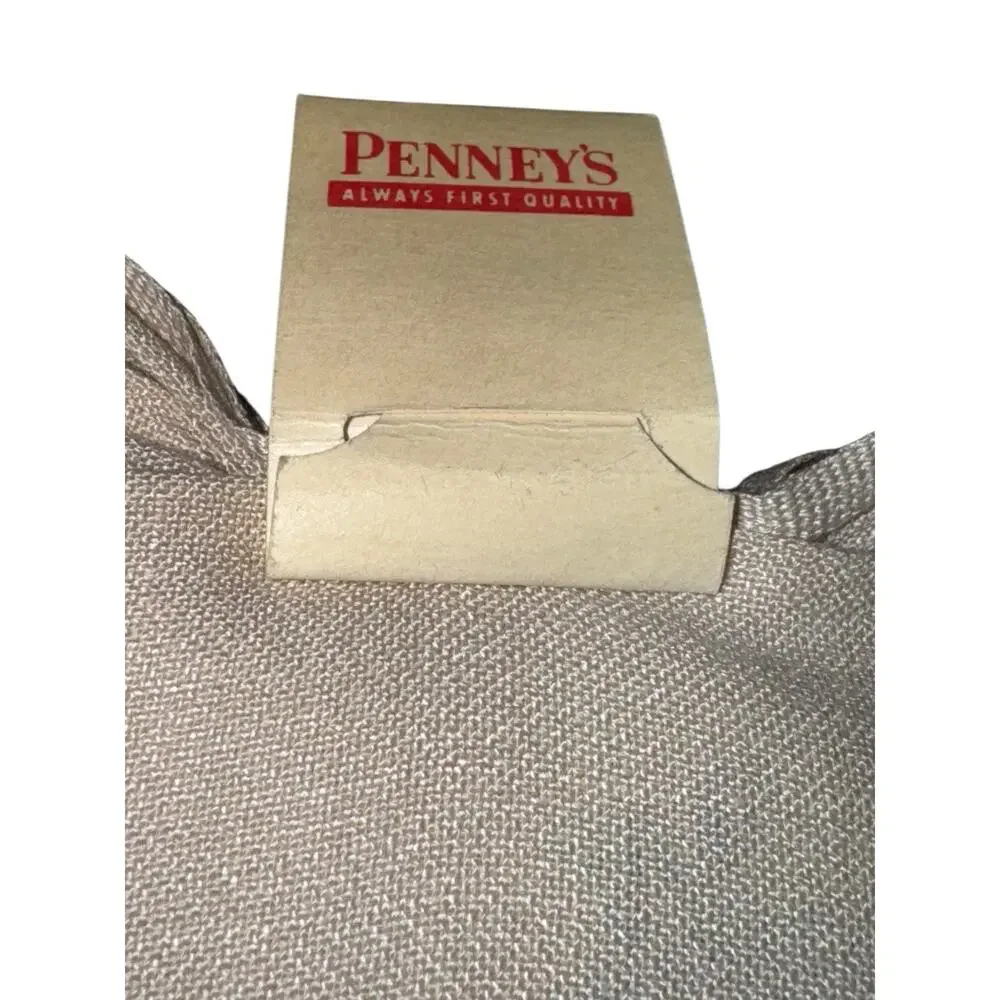 Vintage 1961 Penneys Fabric Remnant 2 Yards 45in Tiny Floral Calico NOS‎ w/ Tag